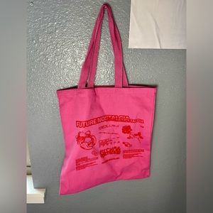 Dua Lipa future nostalgia tour pink tote bag